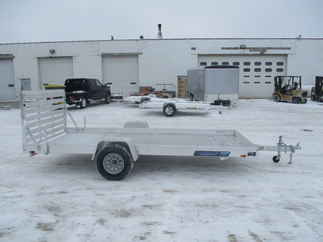 2019 Aluma 78x14  Aluminum Single Axle Utility 7814ES