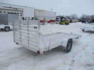 2019 Aluma 78x14  Aluminum Single Axle Utility 7814ES