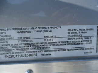 2018 Atlas 6x12  Enclosed Cargo AU612SA