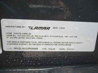 2018 Lamar 83x16  Dump DL831627.2