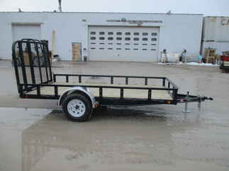 2018 PJ 72x12 U2 Single Axle Utility U221231DSGK