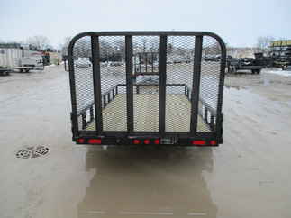 2018 PJ 72x12 U2 Single Axle Utility U221231DSGK