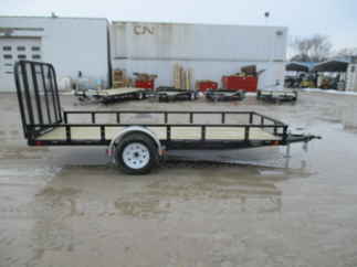 2018 PJ Trailer 72x14 U2 Single Axle Utility U221431DSGK