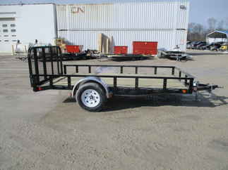 2018 PJ 77x12 U7 Single Axle Utility U721231DSYK