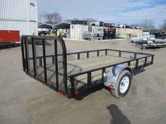 2018 PJ 77x12 U7 Single Axle Utility U721231DSYK