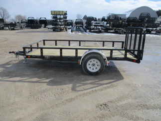 2018 PJ 77x12 U7 Single Axle Utility U721231DSYK