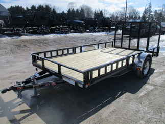 2018 PJ Trailer 83x14 U8 Single Axle Utility U821431DSBKA