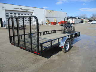2018 PJ Trailer 83x14 U8 Single Axle Utility U821431DSBKA
