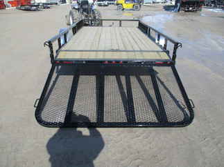 2018 PJ Trailer 83x14 U8 Single Axle Utility U821431DSBKA