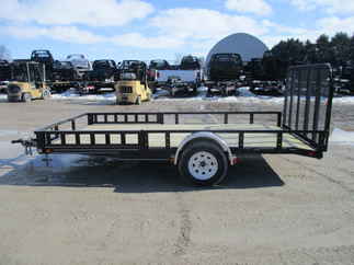 2018 PJ Trailer 83x14 U8 Single Axle Utility U821431DSBKA