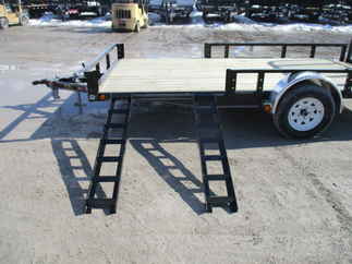 2018 PJ Trailer 83x14 U8 Single Axle Utility U821431DSBKA