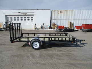 2018 PJ Trailer 83x14 U8 Single Axle Utility U821431DSBKA