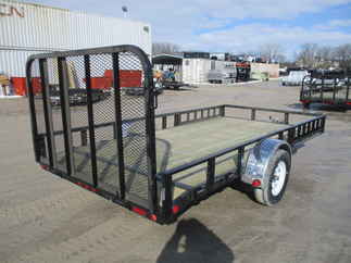2018 PJ Trailer 83x14 U8 Single Axle Utility U821431DSBKA