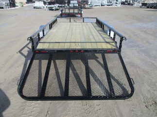 2018 PJ Trailer 83x14 U8 Single Axle Utility U821431DSBKA