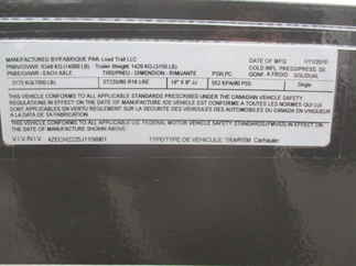 2018 Load Trail 83x22  Equipment CH8322072