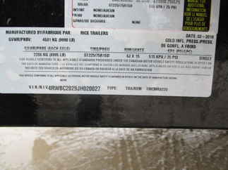2018 Rice 82x20  Equipment FMCMR8220