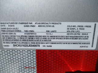 2018 Atlas 8x16  Enclosed Cargo AU816TA3-R