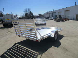 2019 Aluma 77x12  Aluminum Single Axle Utility 7712H