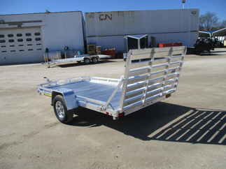 2019 Aluma 77x12  Aluminum Single Axle Utility 7712H