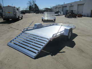 2019 Aluma 77x12  Aluminum Single Axle Utility 7712H