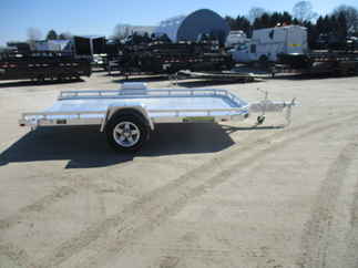 2019 Aluma 77x12  Aluminum Single Axle Utility 7712HTILT