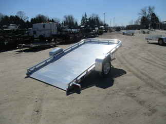 2019 Aluma 77x12  Aluminum Single Axle Utility 7712HTILT