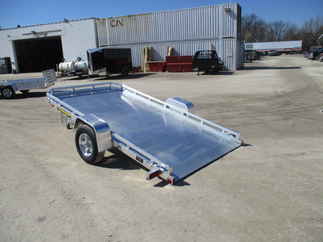 2019 Aluma 77x12  Aluminum Single Axle Utility 7712HTILT