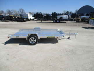 2019 Aluma 77x12  Aluminum Single Axle Utility 7712HTILT