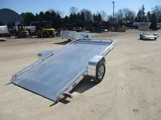 2019 Aluma 77x12  Aluminum Single Axle Utility 7712HTILT