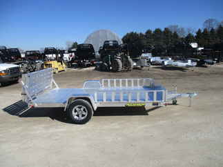2019 Aluma 81x12  Aluminum Single Axle Utility 8112BT