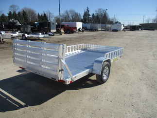 2019 Aluma 81x12  Aluminum Single Axle Utility 8112BT