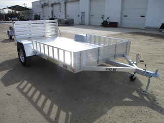 2019 Aluma 81x12  Aluminum Single Axle Utility 8112BT