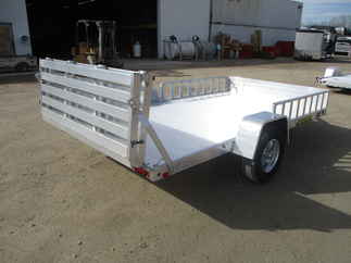 2019 Aluma 81x12  Aluminum Single Axle Utility 8112BT