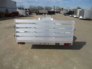 2019 Aluma 81x12  Aluminum Single Axle Utility 8112BT