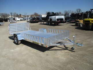 2019 Aluma 81x14  Aluminum Single Axle Utility 8114BT