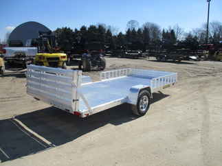 2019 Aluma 81x14  Aluminum Single Axle Utility 8114BT