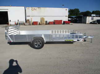 2019 Aluma 81x14  Aluminum Single Axle Utility 8114SR