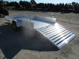 2019 Aluma 81x14  Aluminum Single Axle Utility 8114SR