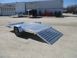 2019 Aluma 78x12  Aluminum Single Axle Utility 7812ES