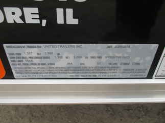 2018 United 6x12  Enclosed Cargo XLV-612SA30-S