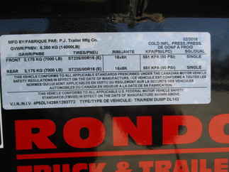 2019 PJ Trailer 83x14 DL Dump DLP1472BDSK3EPT