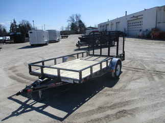 2018 PJ 77x12 U7 Single Axle Utility U721231DSGK