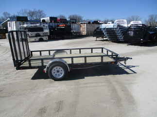 2018 PJ 77x12 U7 Single Axle Utility U721231DSGK
