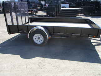 2018 PJ Trailer 83x12 U8 Single Axle Utility U821231DSBK5