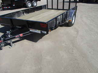 2018 PJ Trailer 83x12 U8 Single Axle Utility U821231DSBK5
