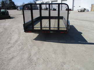 2018 PJ Trailer 83x12 U8 Single Axle Utility U821231DSBK5