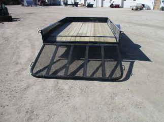 2018 PJ Trailer 83x12 U8 Single Axle Utility U821231DSBK5