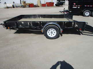 2018 PJ Trailer 83x12 U8 Single Axle Utility U821231DSBK5