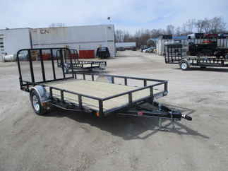2018 PJ Trailer 83x14 U8 Single Axle Utility U821431DSGK