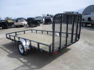 2018 PJ Trailer 83x14 U8 Single Axle Utility U821431DSGK